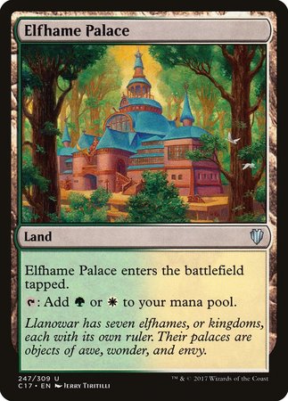 Elfhame Palace [Commander 2017] | Good Games Cannington
