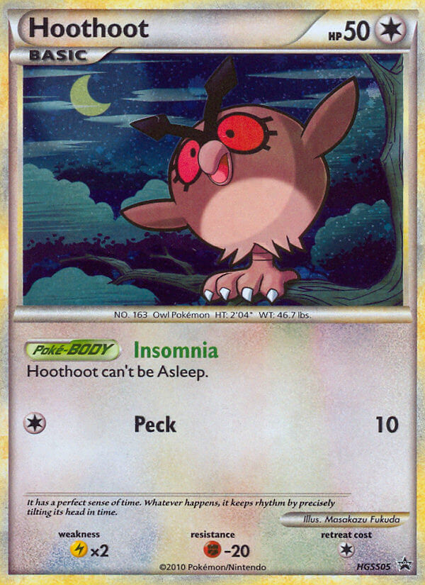 Hoothoot (HGSS05) [HeartGold & SoulSilver: Black Star Promos] | Good Games Cannington