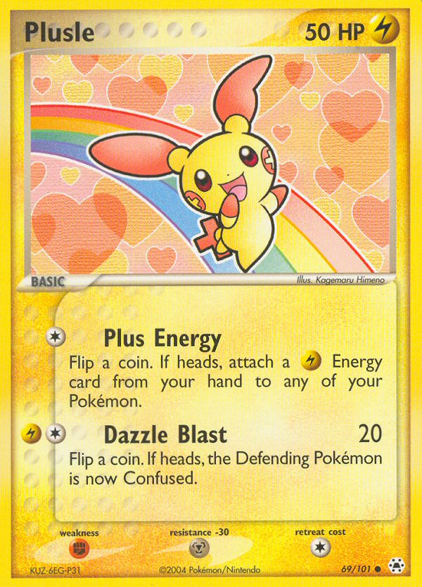Plusle (69/101) [EX: Hidden Legends] | Good Games Cannington