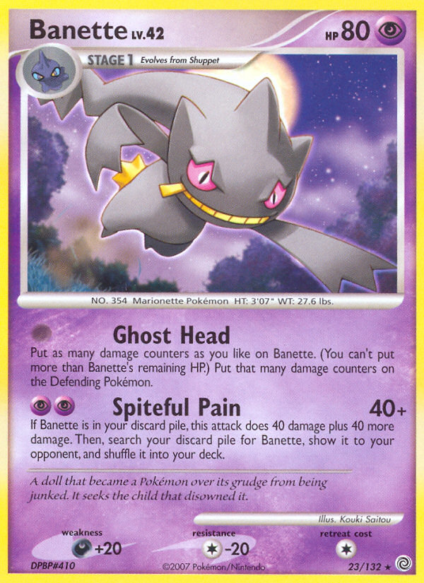 Banette (23/132) [Diamond & Pearl: Secret Wonders] | Good Games Cannington