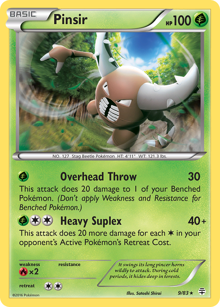 Pinsir (9/83) [XY: Generations] | Good Games Cannington