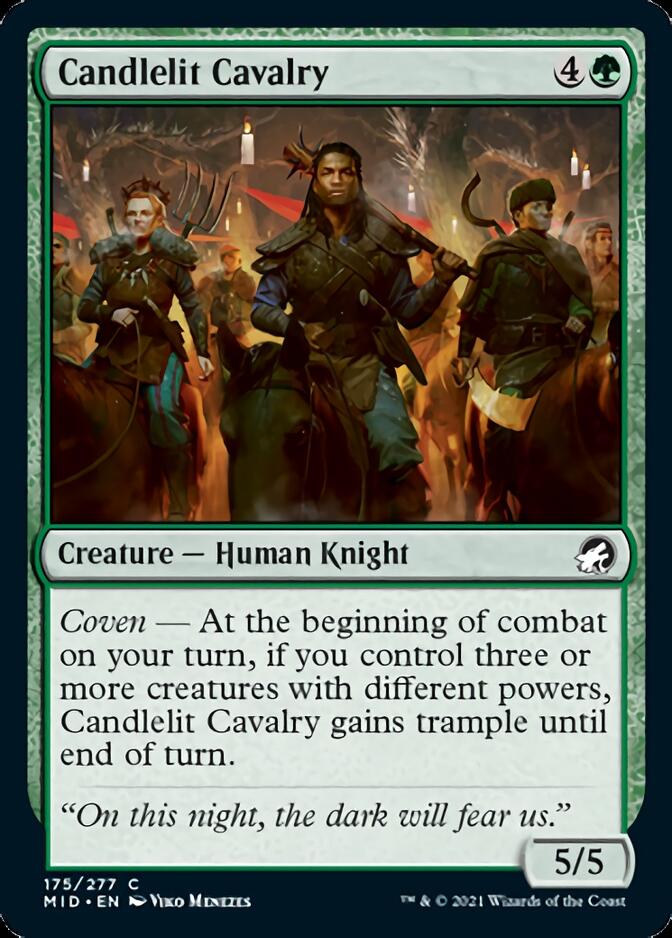 Candlelit Cavalry [Innistrad: Midnight Hunt] | Good Games Cannington