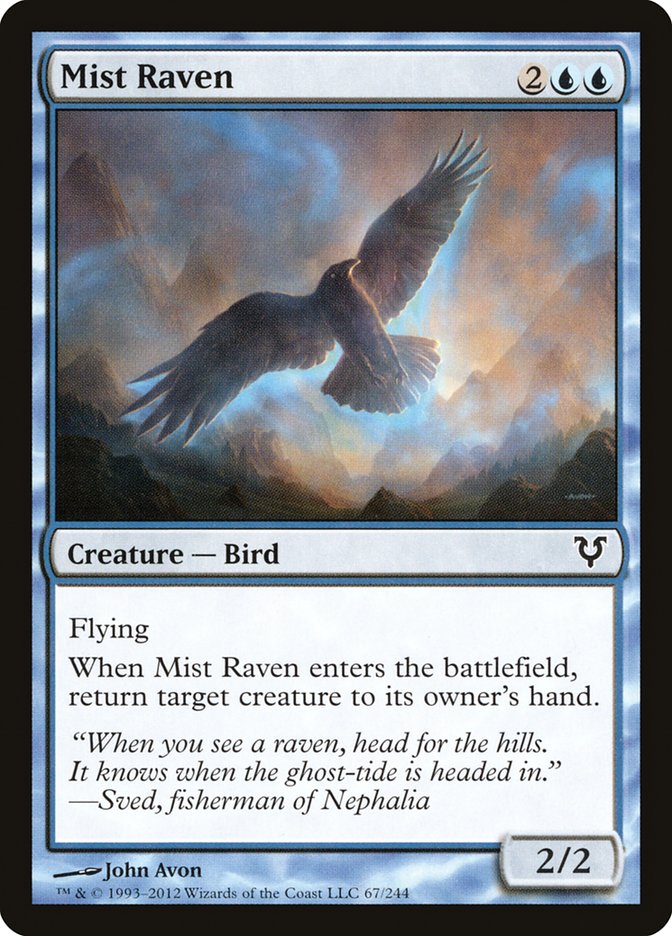 Mist Raven [Avacyn Restored] | Good Games Cannington