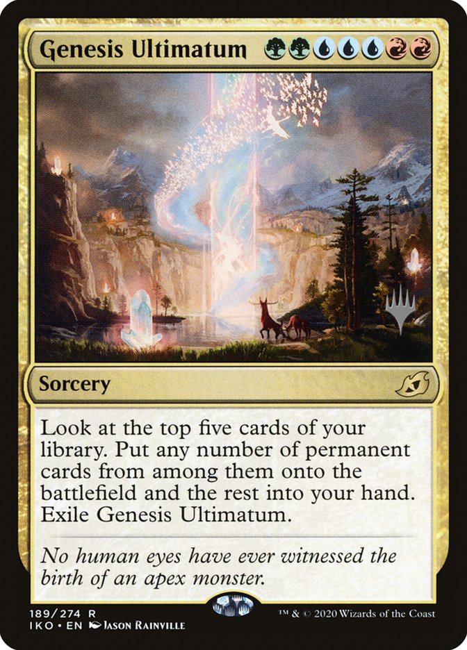 Genesis Ultimatum (Promo Pack) [Ikoria: Lair of Behemoths Promos] | Good Games Cannington
