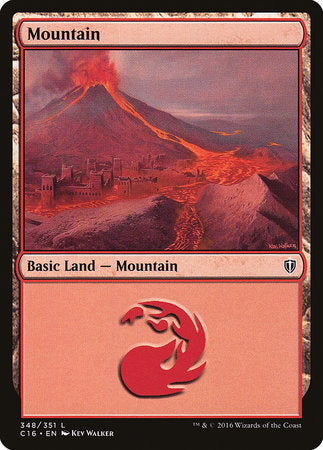Mountain (348) [Commander 2016] | Good Games Cannington