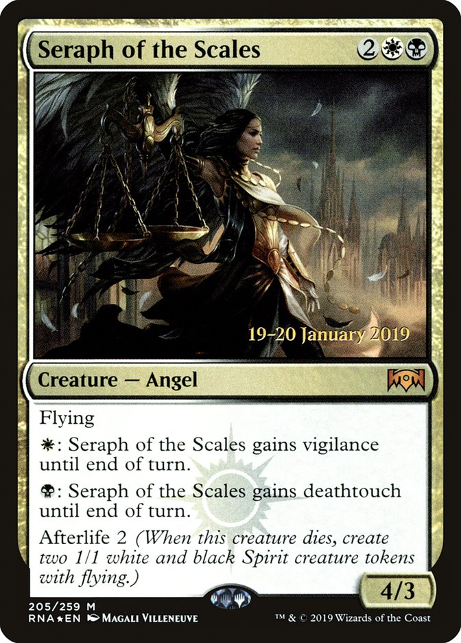 Seraph of the Scales [Ravnica Allegiance Prerelease Promos] | Good Games Cannington