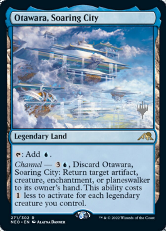 Otawara, Soaring City (Promo Pack) [Kamigawa: Neon Dynasty Promos] | Good Games Cannington