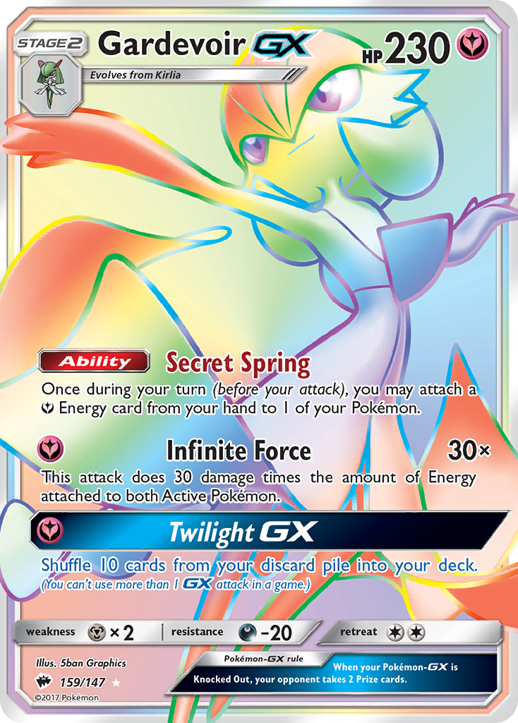 Gardevoir GX (159/147) [Sun & Moon: Burning Shadows] | Good Games Cannington