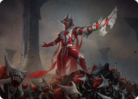 Mite Overseer Art Card [Phyrexia: All Will Be One Art Series] | Good Games Cannington