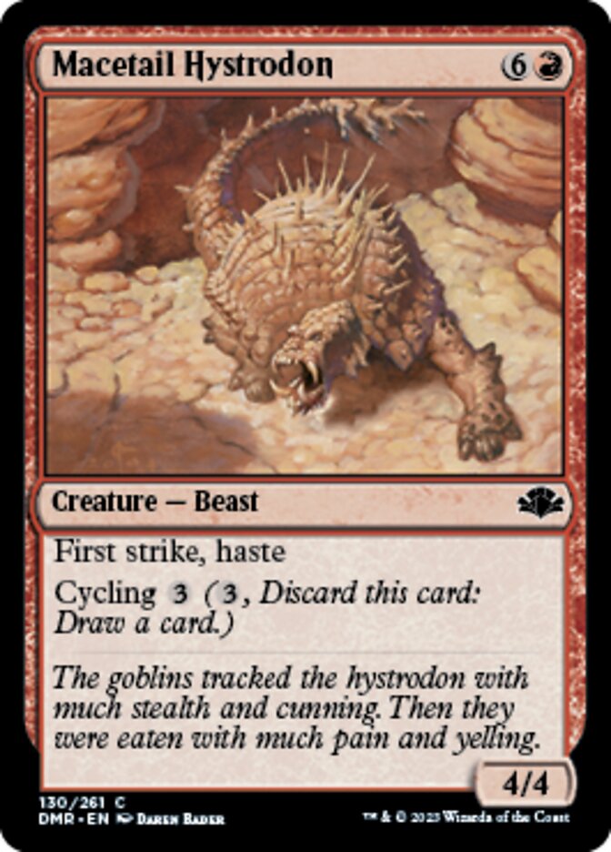 Macetail Hystrodon [Dominaria Remastered] | Good Games Cannington