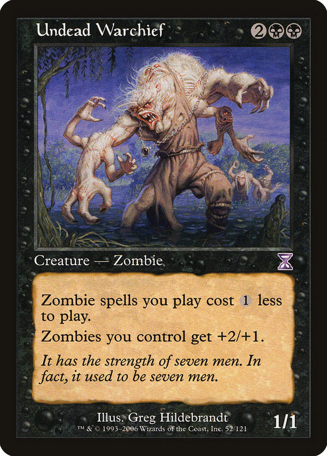 Undead Warchief [Time Spiral Timeshifted] | Good Games Cannington