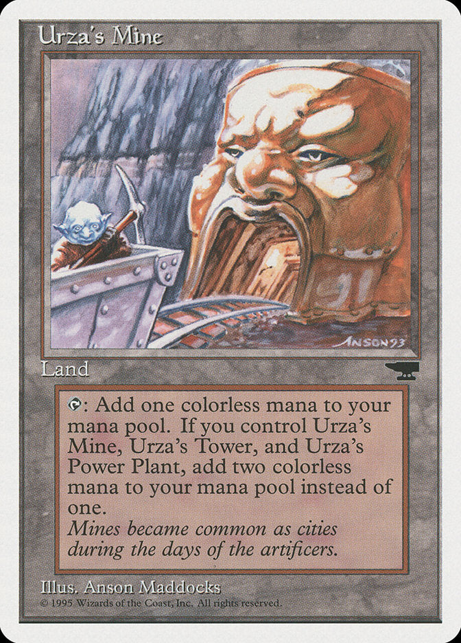 Urza's Mine (Mine Cart Entering Mouth) [Chronicles] | Good Games Cannington