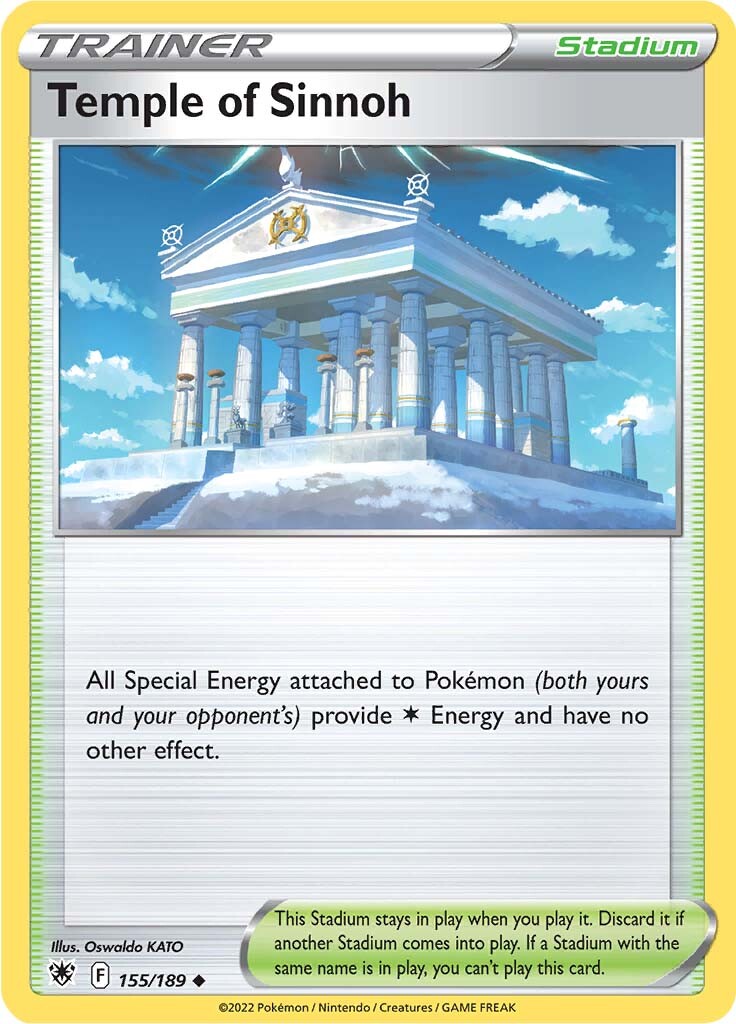 Temple of Sinnoh (155/189) [Sword & Shield: Astral Radiance] | Good Games Cannington