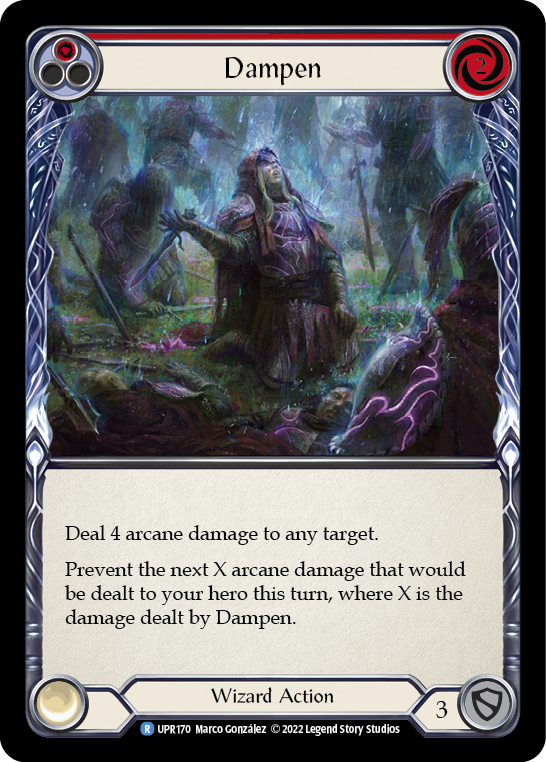 Dampen (Red) [UPR170] (Uprising)  Rainbow Foil | Good Games Cannington