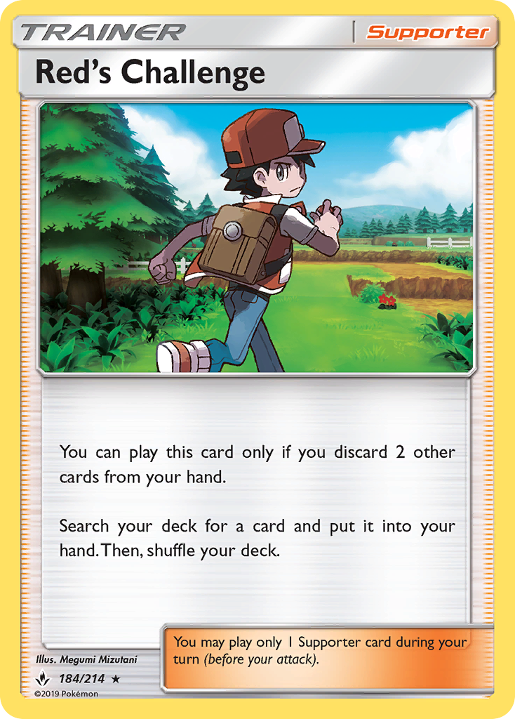 Red's Challenge (184/214) [Sun & Moon: Unbroken Bonds] | Good Games Cannington