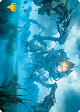 Creeping Inn Art Card (Gold-Stamped Signature) [Innistrad: Midnight Hunt Art Series] | Good Games Cannington