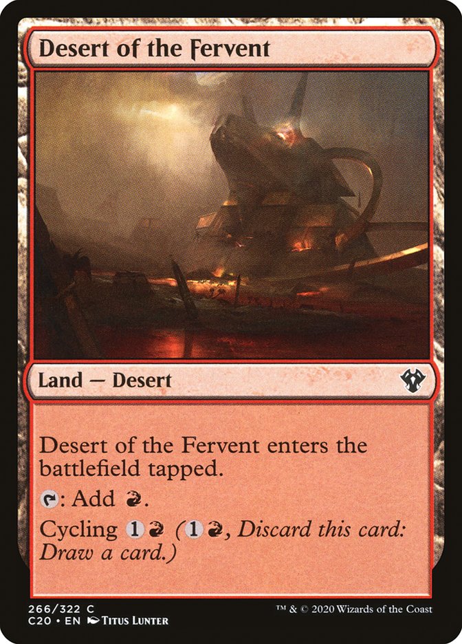 Desert of the Fervent [Commander 2020] | Good Games Cannington