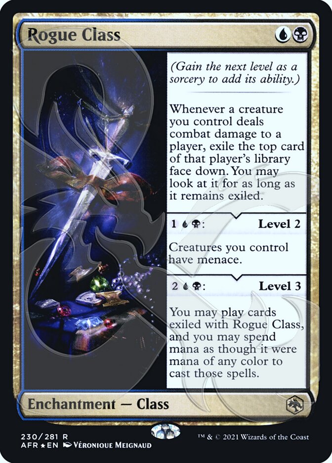 Rogue Class (Ampersand Promo) [Dungeons & Dragons: Adventures in the Forgotten Realms Promos] | Good Games Cannington
