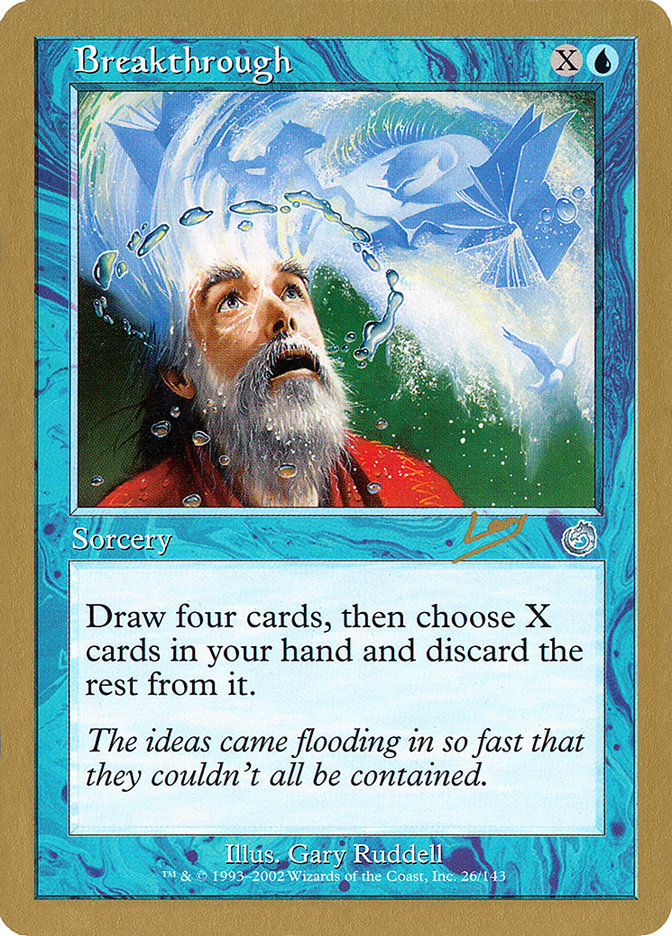 Breakthrough (Raphael Levy) [World Championship Decks 2002] | Good Games Cannington