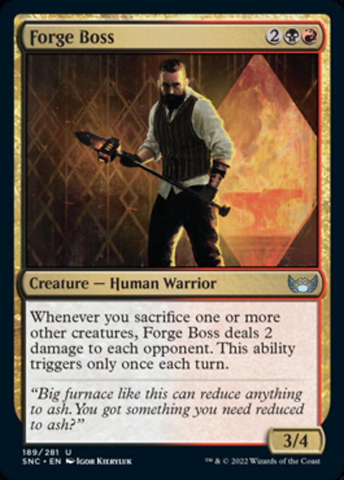 Forge Boss [Streets of New Capenna] | Good Games Cannington
