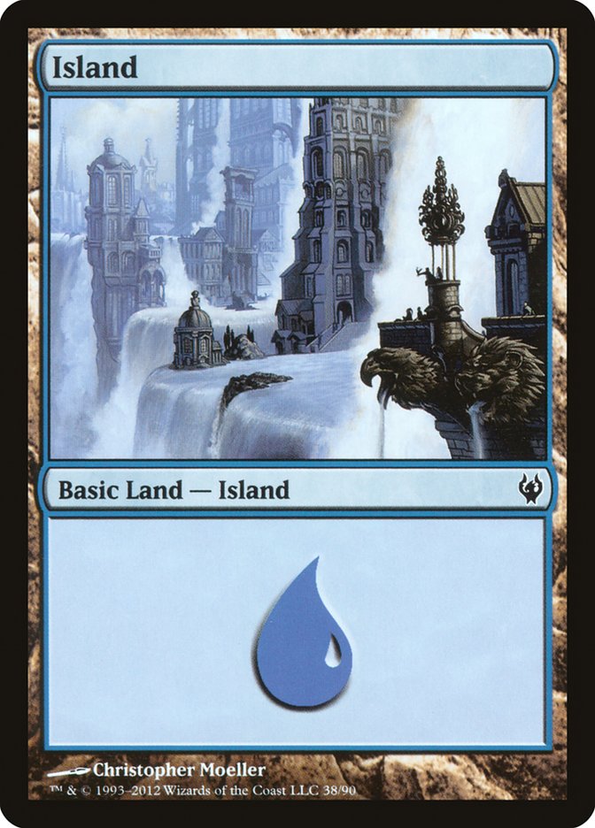 Island (38) [Duel Decks: Izzet vs. Golgari] | Good Games Cannington