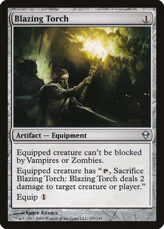 Blazing Torch [Zendikar] | Good Games Cannington