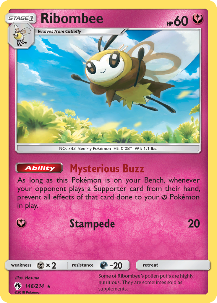 Ribombee (146/214) [Sun & Moon: Lost Thunder] | Good Games Cannington