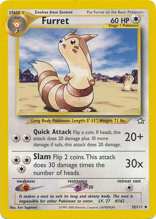 Furret (35/111) [Neo Genesis Unlimited] | Good Games Cannington