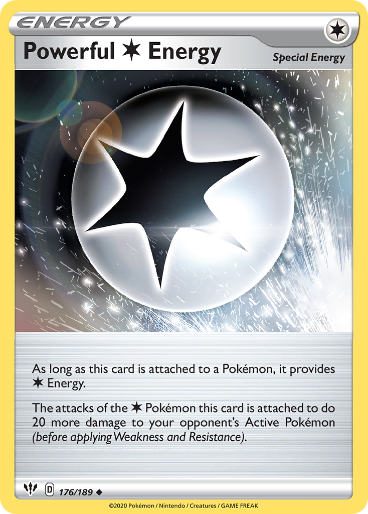 Powerful Colorless Energy (176/189) [Sword & Shield: Darkness Ablaze] | Good Games Cannington