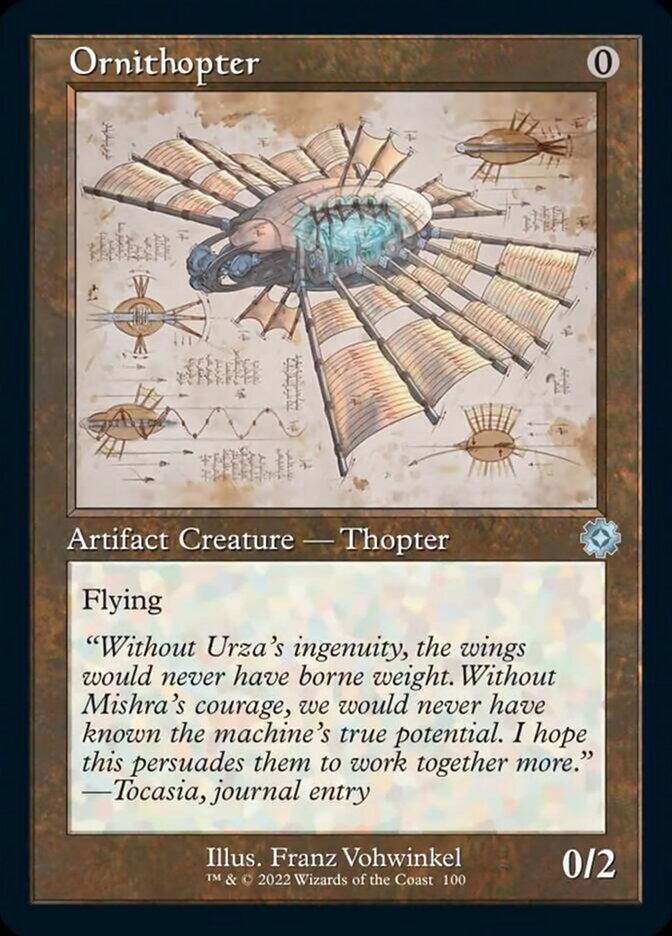 Ornithopter (Retro Schematic) [The Brothers' War Retro Artifacts] | Good Games Cannington