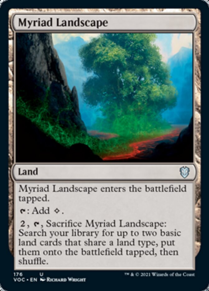 Myriad Landscape [Innistrad: Crimson Vow Commander] | Good Games Cannington