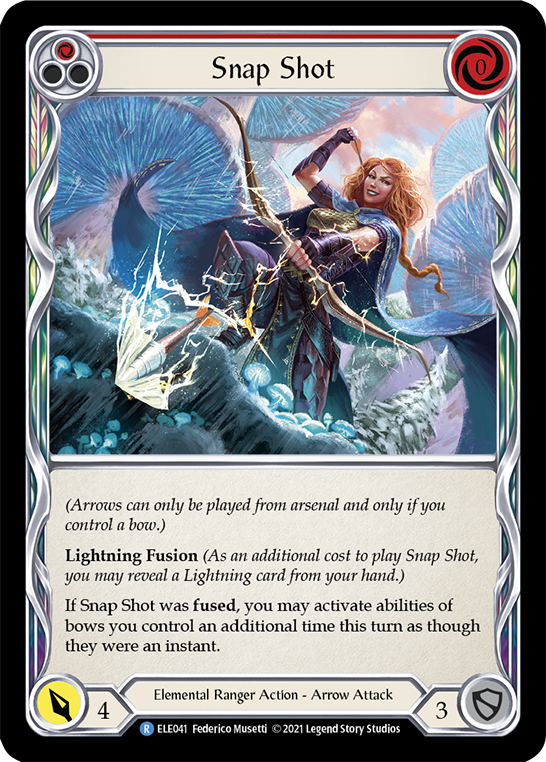 Snap Shot (Red) [ELE041] (Tales of Aria)  1st Edition Normal | Good Games Cannington