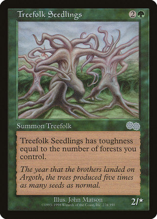 Treefolk Seedlings [Urza's Saga] | Good Games Cannington