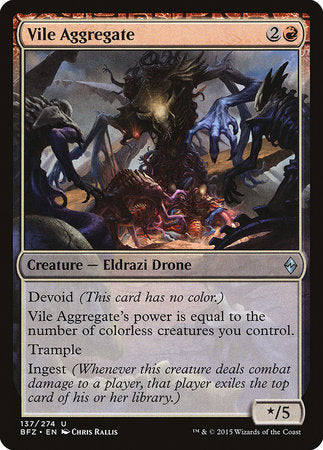Vile Aggregate [Battle for Zendikar] | Good Games Cannington