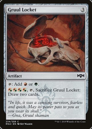 Gruul Locket [Ravnica Allegiance] | Good Games Cannington