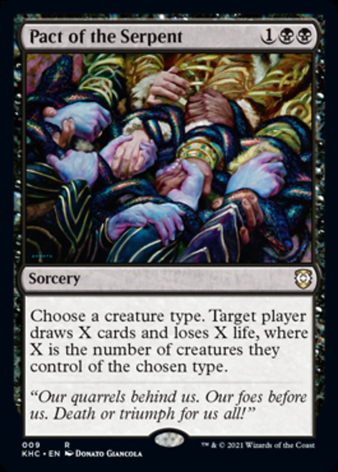 Pact of the Serpent [Kaldheim Commander] | Good Games Cannington