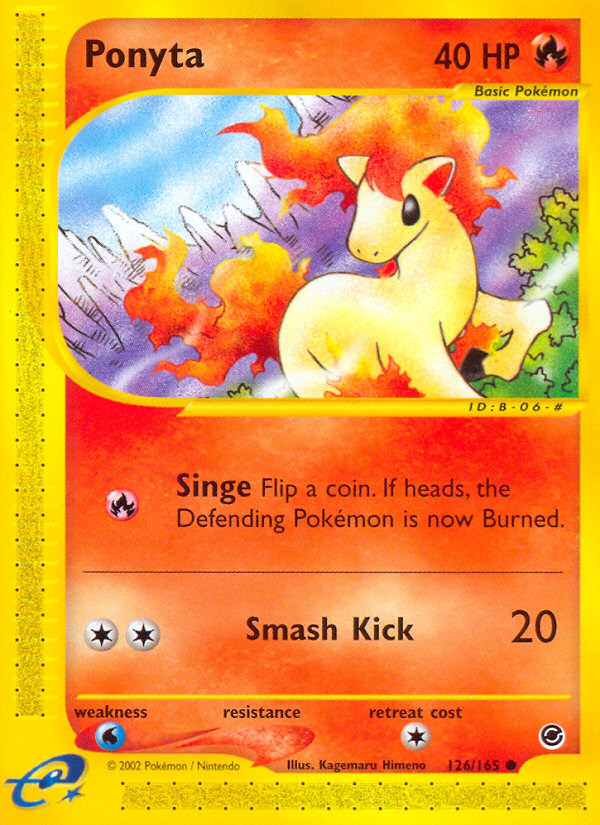 Ponyta (126/165) [Expedition: Base Set] | Good Games Cannington