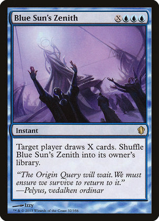 Blue Sun's Zenith [Commander 2013] | Good Games Cannington