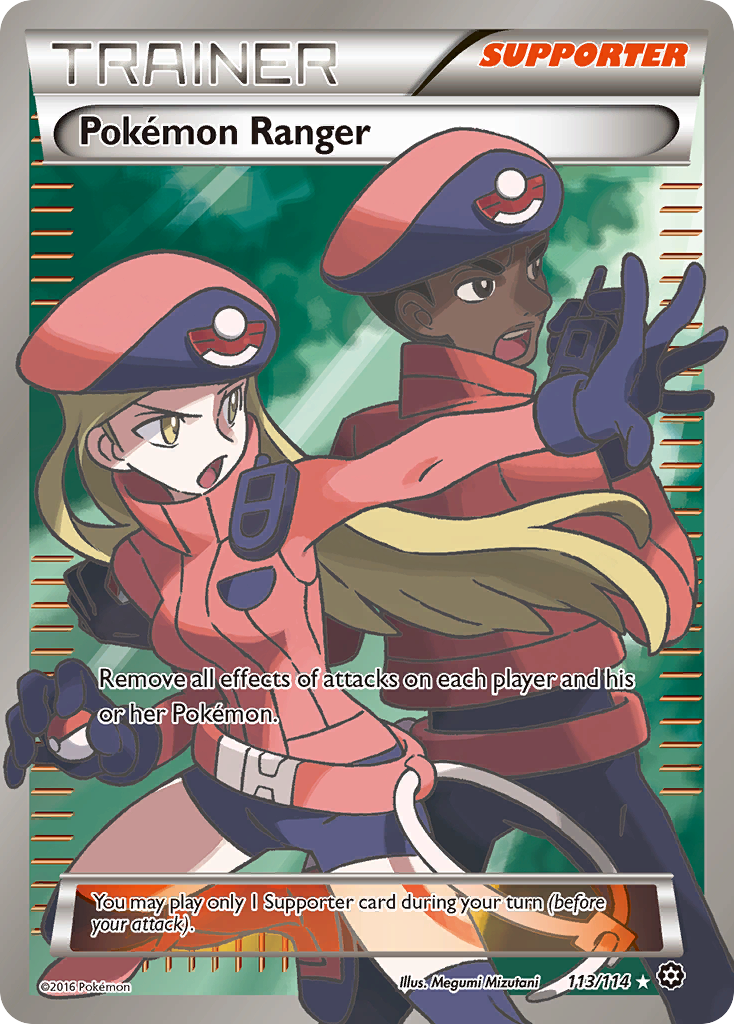 Pokemon Ranger (113/114) [XY: Steam Siege] | Good Games Cannington