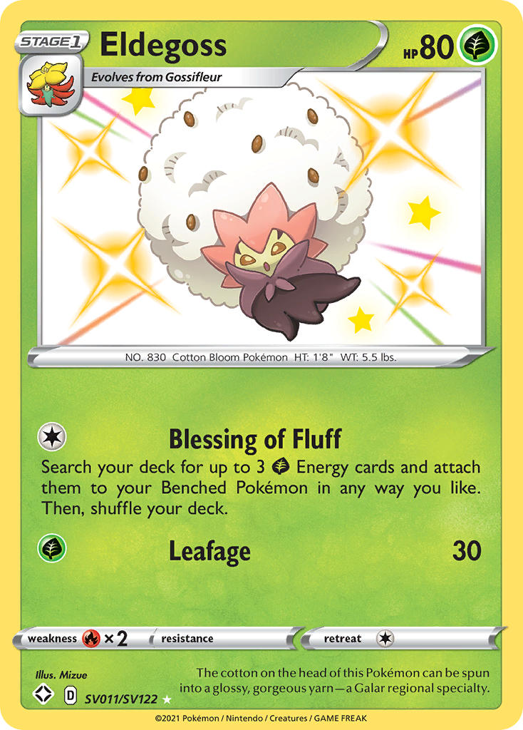Eldegoss (SV011/SV122) [Sword & Shield: Shining Fates] | Good Games Cannington