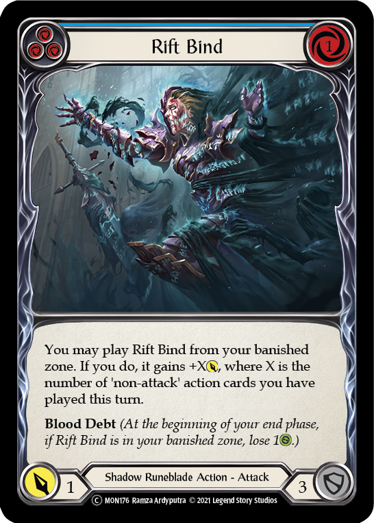 Rift Bind (Blue) [U-MON176] Unlimited Normal | Good Games Cannington