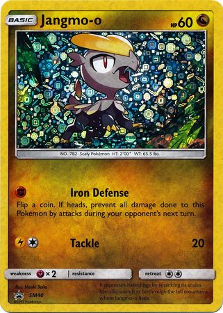 Jangmo o (SM40) (General Mills Promo) [Sun & Moon: Black Star Promos] | Good Games Cannington