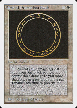 Circle of Protection: Black [Unlimited Edition] | Good Games Cannington