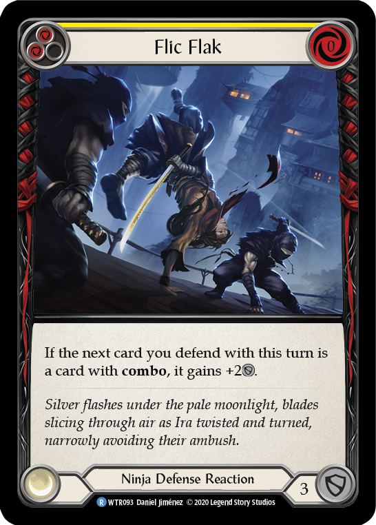 Flic Flak (Yellow) [U-WTR093] (Welcome to Rathe Unlimited)  Unlimited Rainbow Foil | Good Games Cannington