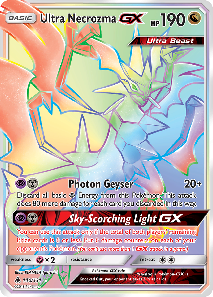 Ultra Necrozma GX (140/131) [Sun & Moon: Forbidden Light] | Good Games Cannington