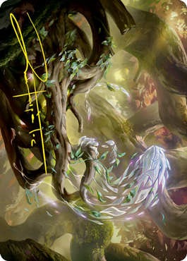 Emergent Sequence Art Card (Gold-Stamped Signature) [Strixhaven: School of Mages Art Series] | Good Games Cannington