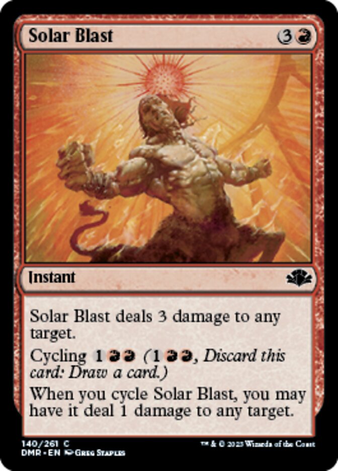 Solar Blast [Dominaria Remastered] | Good Games Cannington