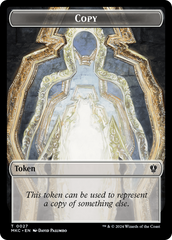 Copy // Zombie Double-Sided Token [Murders at Karlov Manor Commander Tokens] | Good Games Cannington
