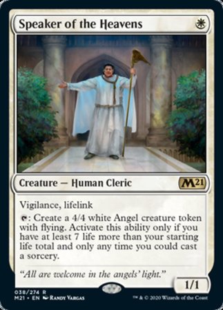 Speaker of the Heavens [Core Set 2021] | Good Games Cannington