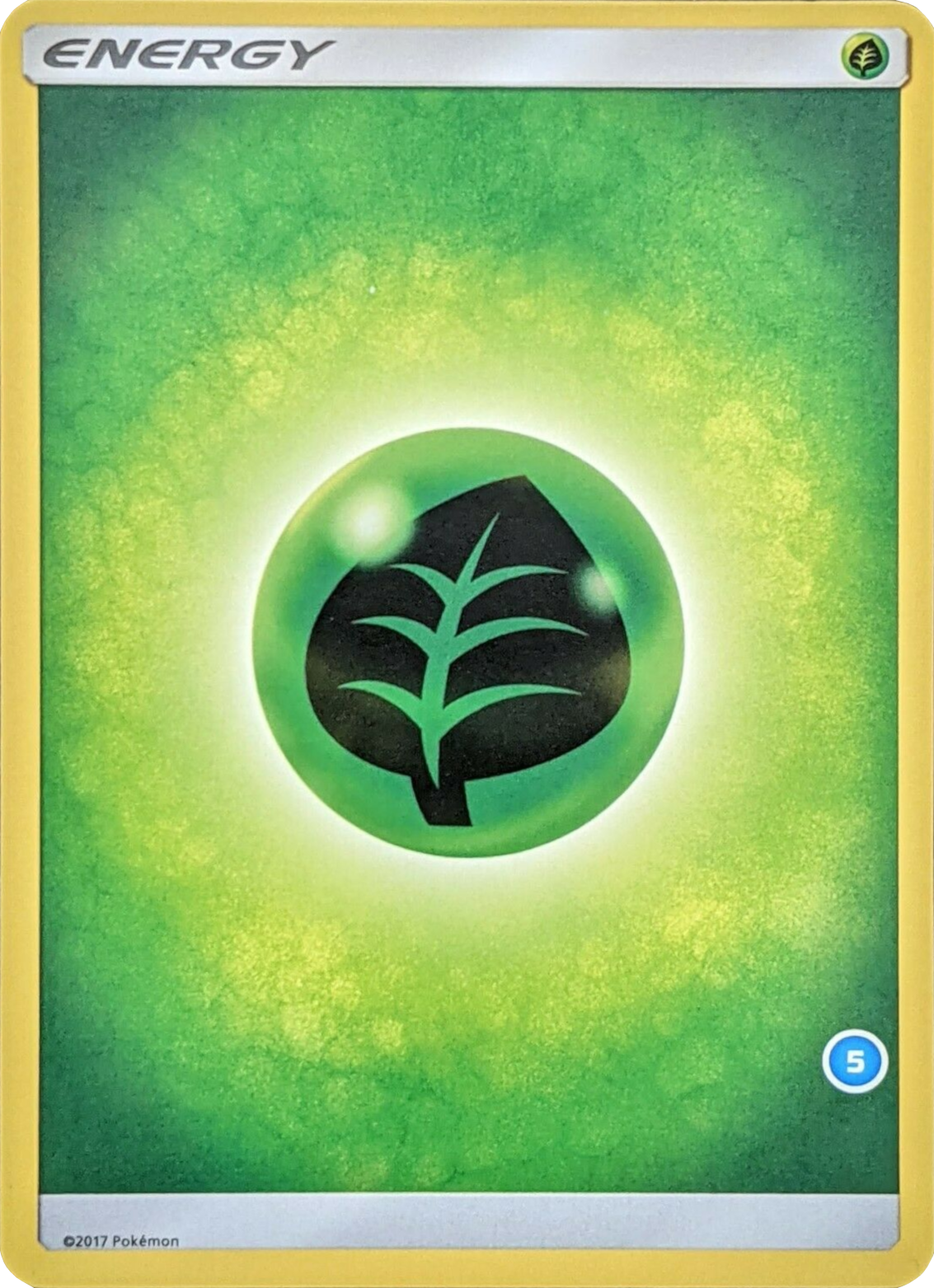 Grass Energy (Deck Exclusive #5) [Sun & Moon: Trainer Kit - Alolan Ninetales] | Good Games Cannington